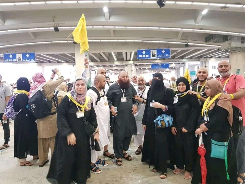 Hujajj on their sacred journey