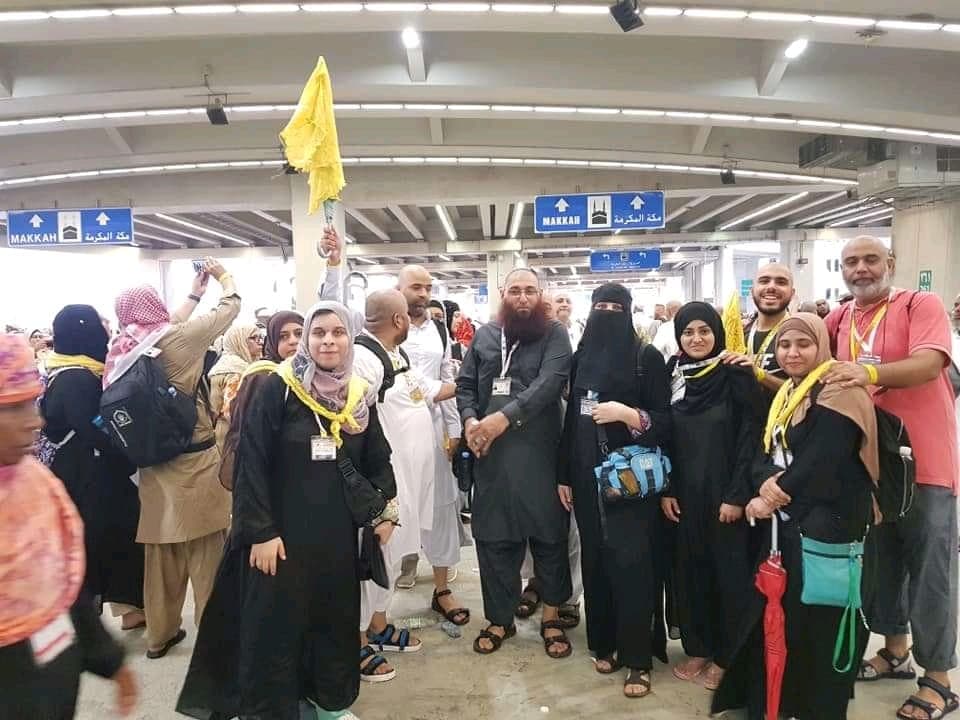 Hujajj on their sacred journey